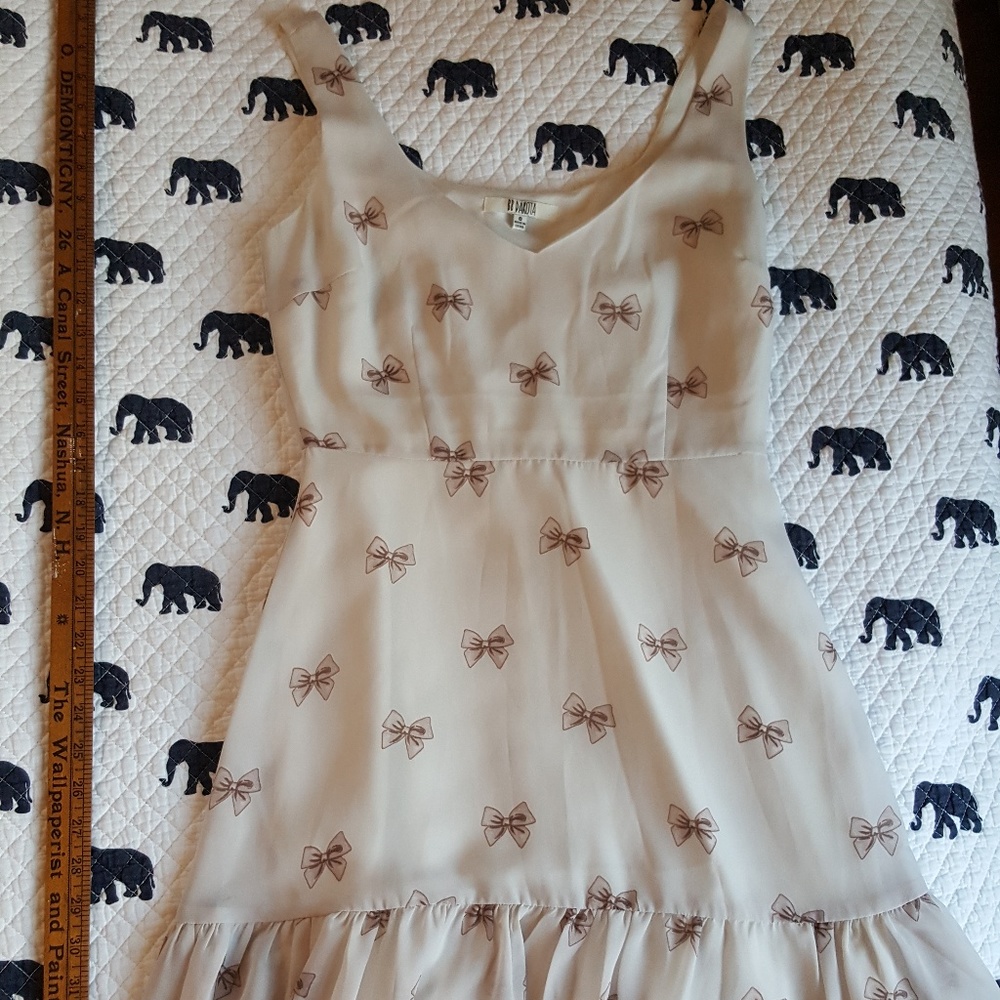 Modcloth BB Dakota bows sleeveless dress 0